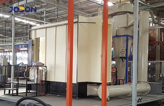 PVC powder coat booth
