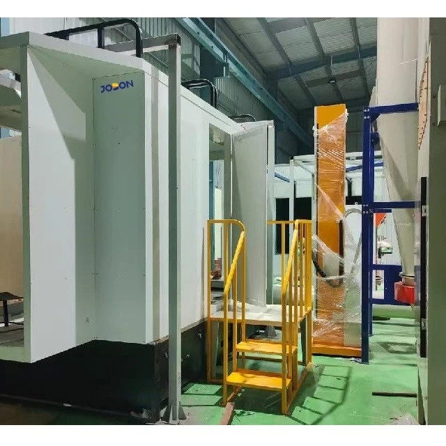 PVC Sandwich Automatic Powder Coating Spraying Cabin suppliers